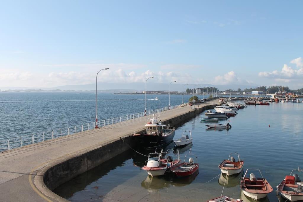 Apto Solpor, Terraza Y Parking Cambados Exterior foto